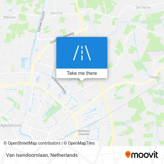 Van Isendoornlaan map
