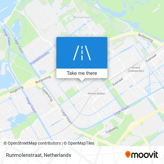 Runmolenstraat map