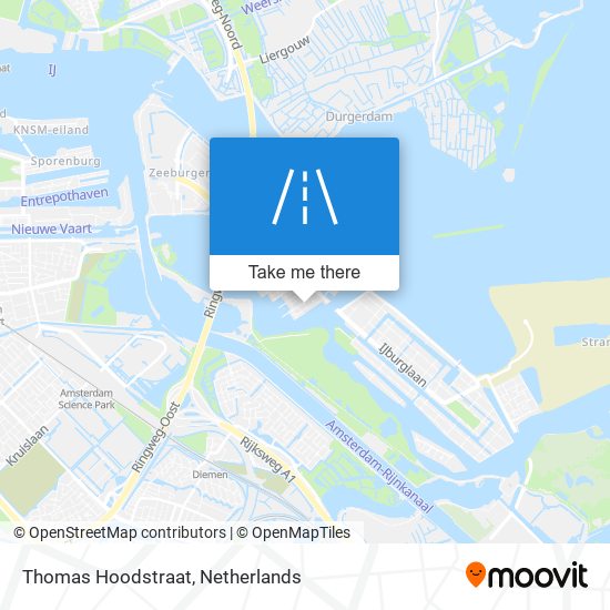 Thomas Hoodstraat Karte