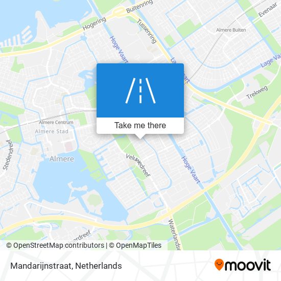 Mandarijnstraat map