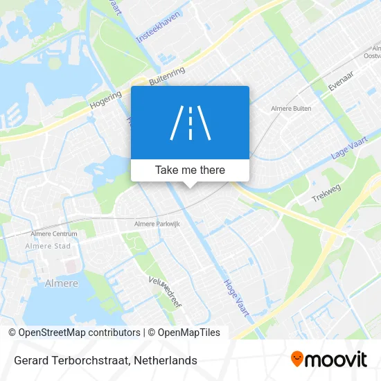 Gerard Terborchstraat map