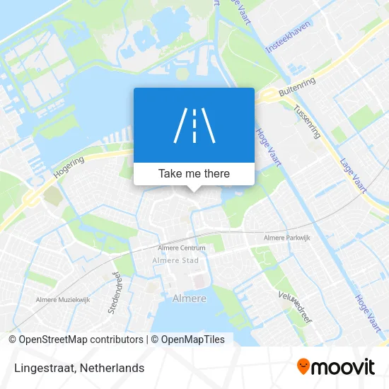 Lingestraat map