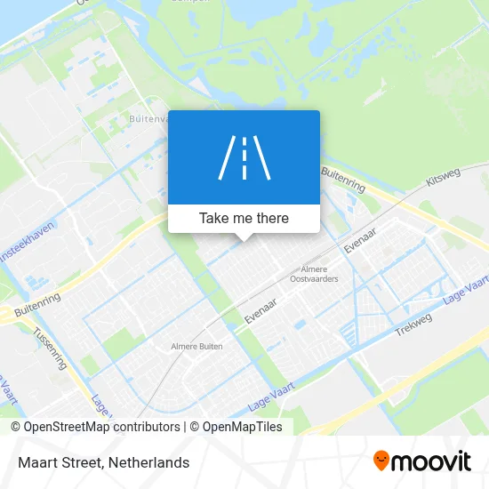 Maartstraat map