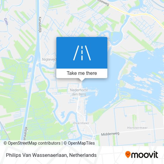 Philips Van Wassenaerlaan map