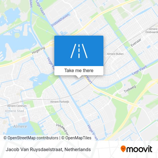 Jacob Van Ruysdaelstraat map