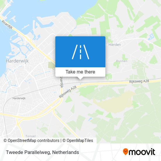 Tweede Parallelweg map
