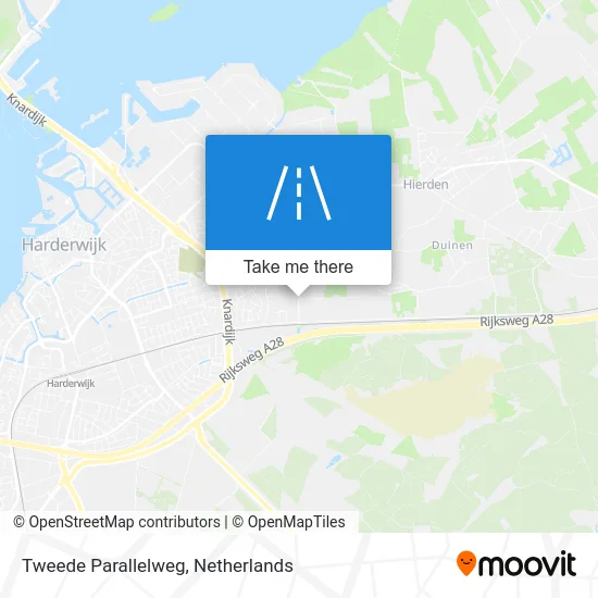 Tweede Parallelweg map