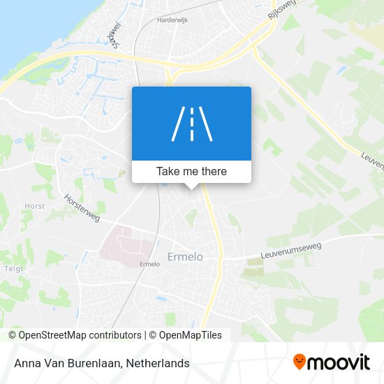 Anna Van Burenlaan map