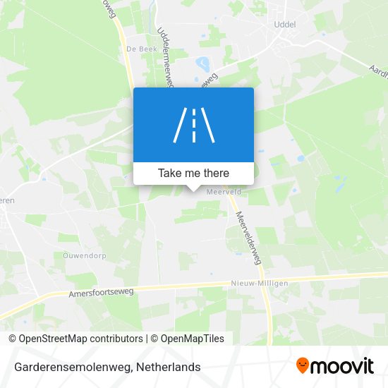 Garderensemolenweg map