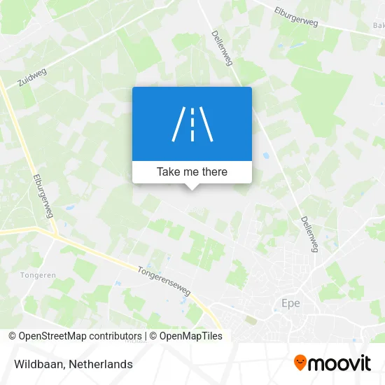 Wildbaan map