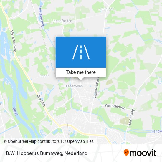 B.W. Hopperus Bumaweg map