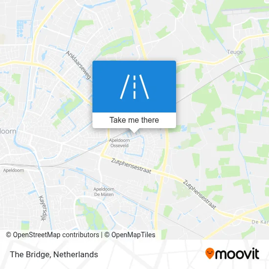 De Brug map