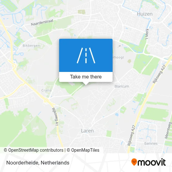 Noorderheide map