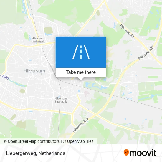 Liebergerweg map