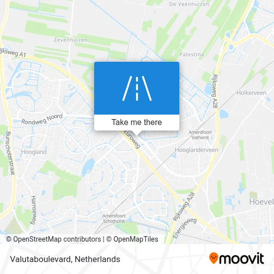 Valutaboulevard map