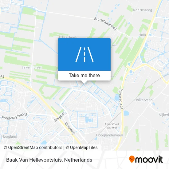 Baak Van Hellevoetsluis map