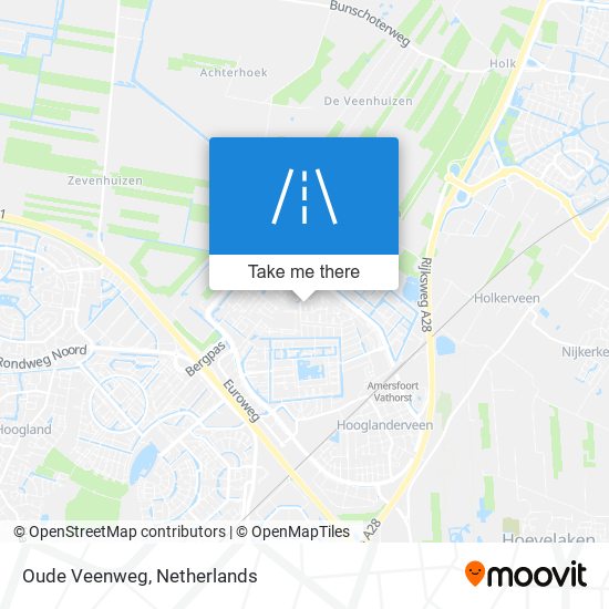 Oude Veenweg Karte