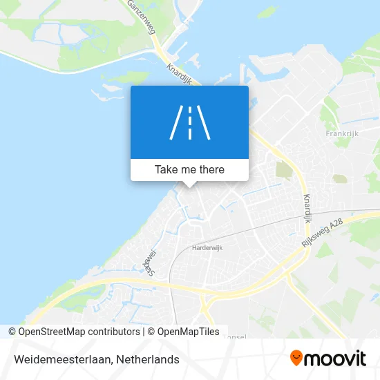 Weidemeesterlaan map