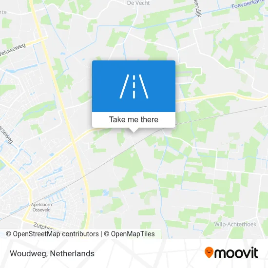 Woudweg map