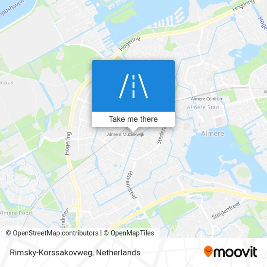 Rimsky-Korssakovweg map