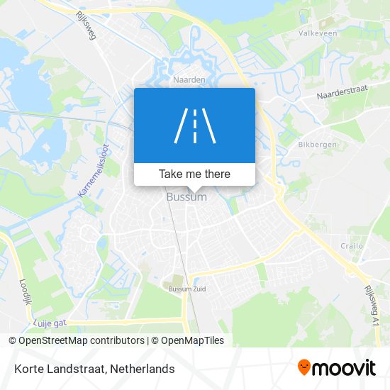 Korte Landstraat map