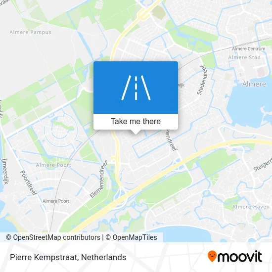 Pierre Kempstraat map