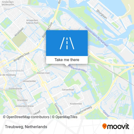 Treubweg map
