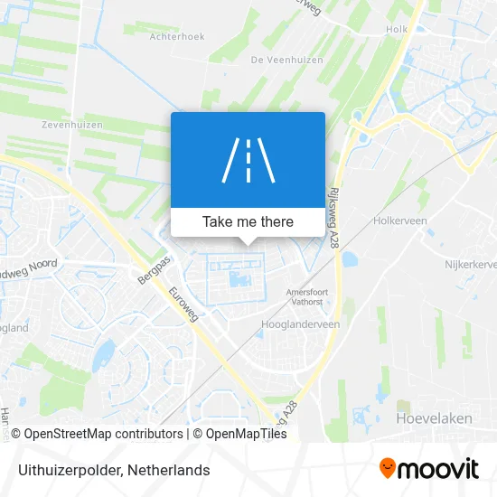 Uithuizerpolder map