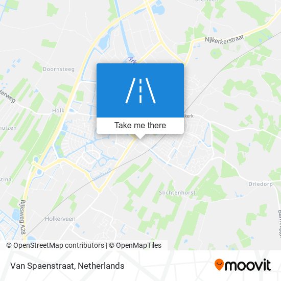 Van Spaenstraat map