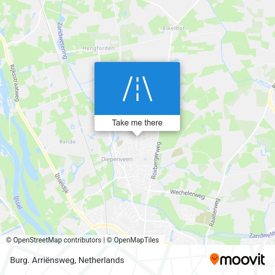 Burg. Arriënsweg map