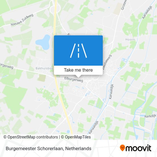 Burgemeester Schorerlaan map