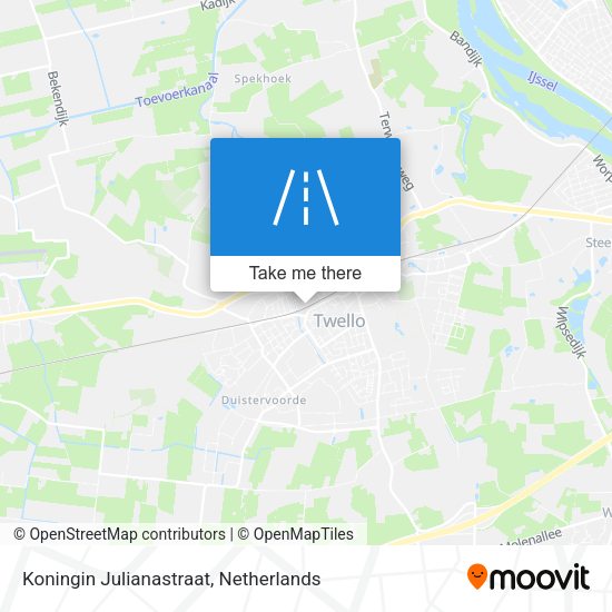 Koningin Julianastraat map