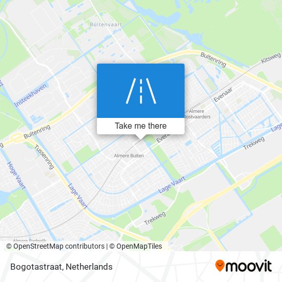 Bogotastraat Karte