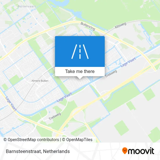 Barnsteenstraat map