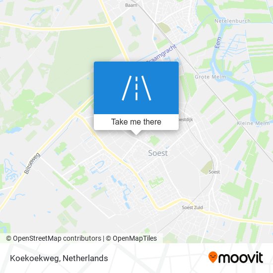 Koekoekweg map