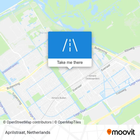 Aprilstraat map