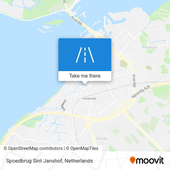 Spoedbrug Sint Janshof map