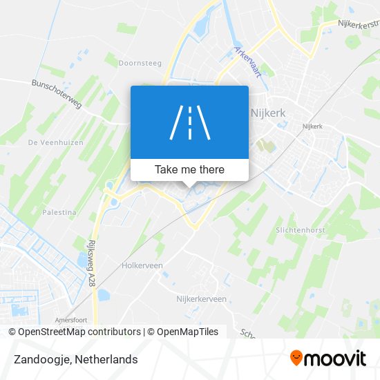 Zandoogje map