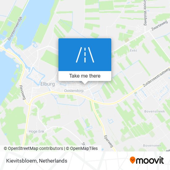 Kievitsbloem map