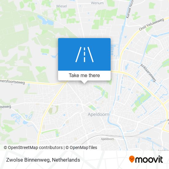 Zwolse Binnenweg Karte