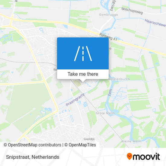 Snipstraat map
