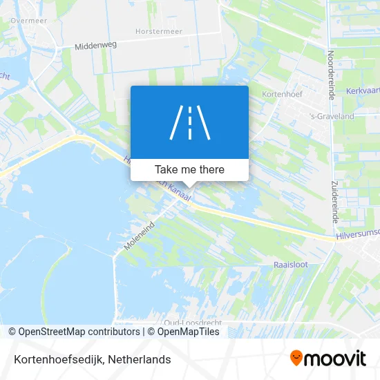 Kortenhoefsedijk map