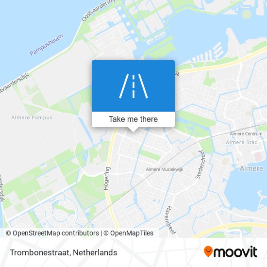 Trombonestraat map