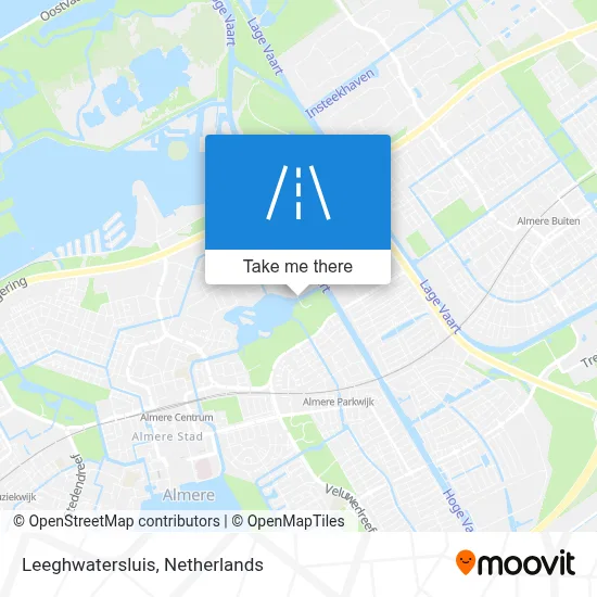 Leeghwatersluis map