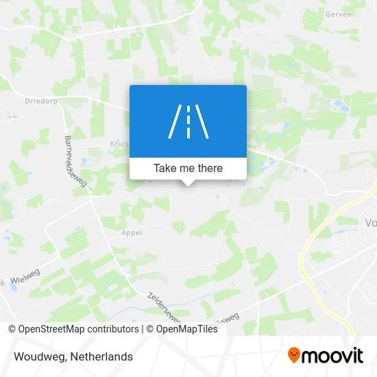 Woudweg map