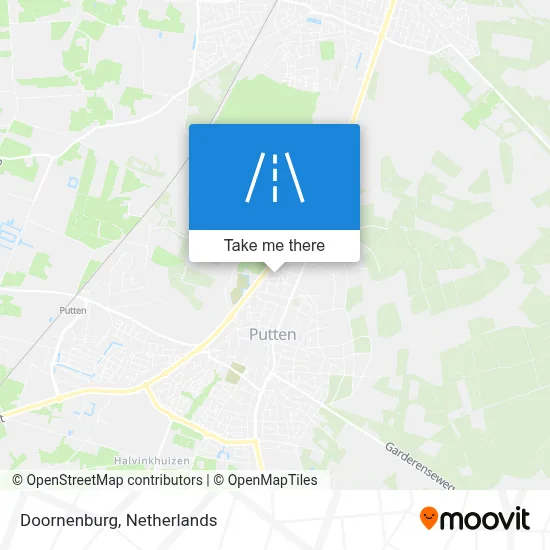 Doornenburg map