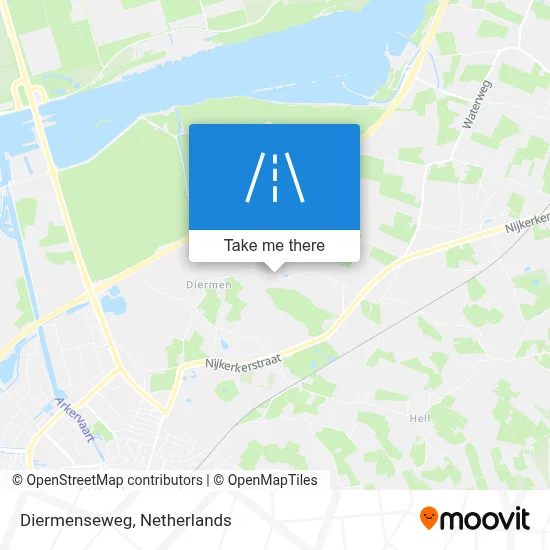 Diermenseweg map