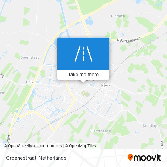 Groenestraat map