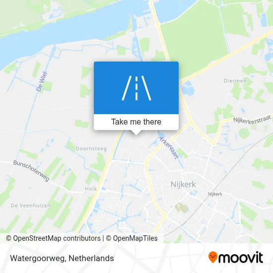 Watergoorweg map