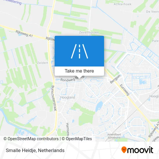Smalle Heidje map